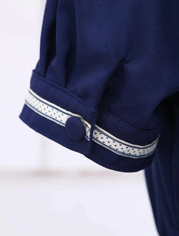 Sweet Lolita Dress Sailor Style Girl Asibuto Penta OP Lolita One Piece Dress - Image 8