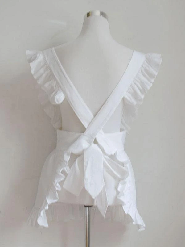 Maid Lolita Apron Sweet Lolita Accessory Kawaii Maid Costume - Image 2