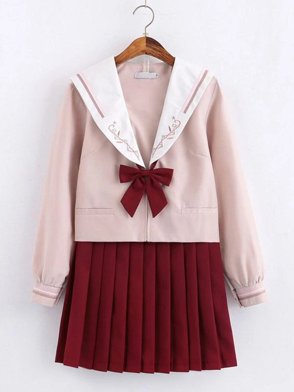 School Uniform JK Outfit Sailor Suit Set