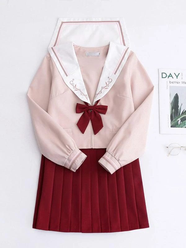 School Uniform JK Outfit Sailor Suit Set - Image 2