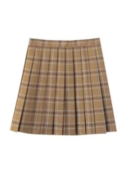 School Uniform Plaid JK Skirt