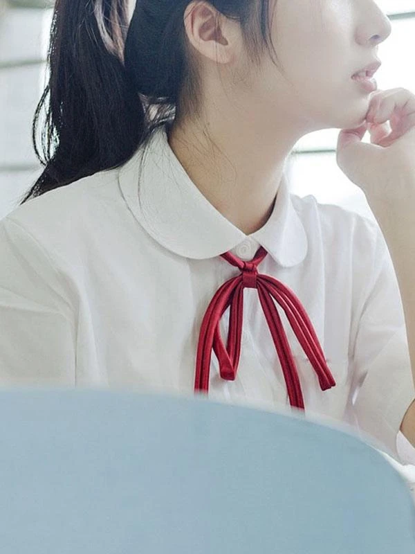 School Uniform JK Outfit Dark Navy Cotton Anime Merchandise - Image 4