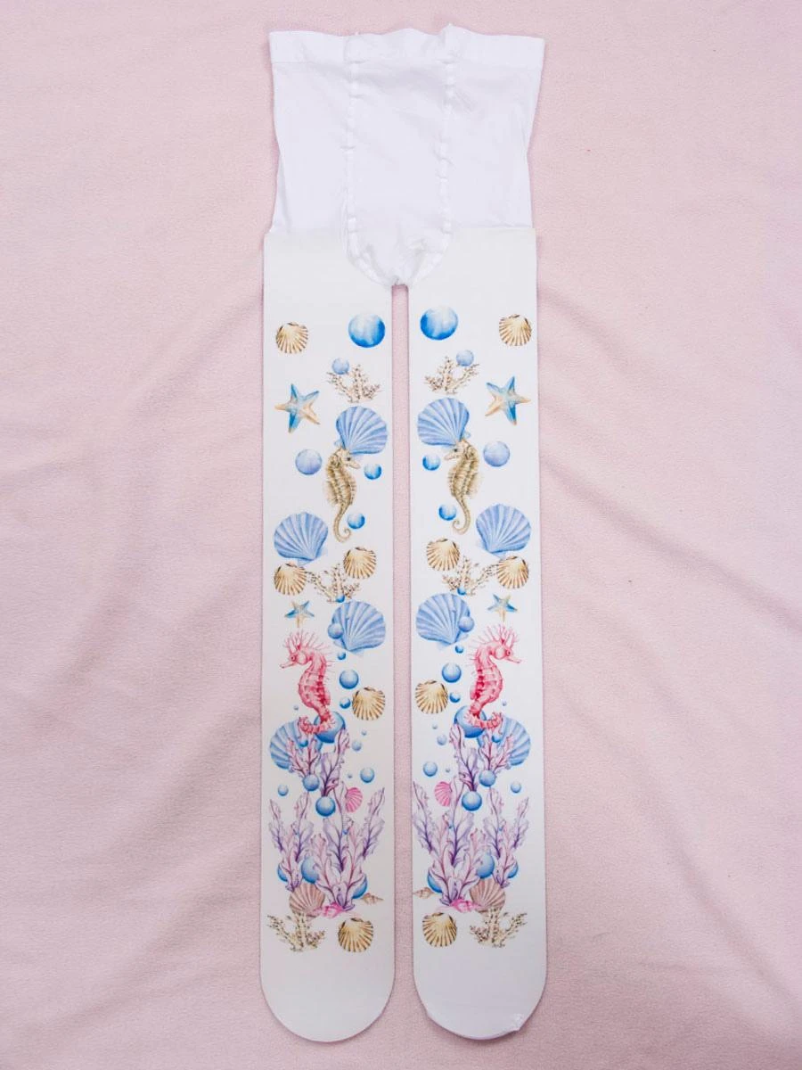 Sweet Lolita Stocking Pink Spandex Animal Print Lolita Accessories - Image 8