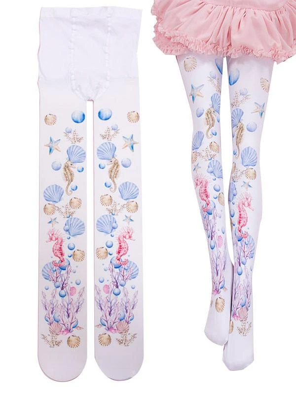 Sweet Lolita Stocking Pink Spandex Animal Print Lolita Accessories - Image 4