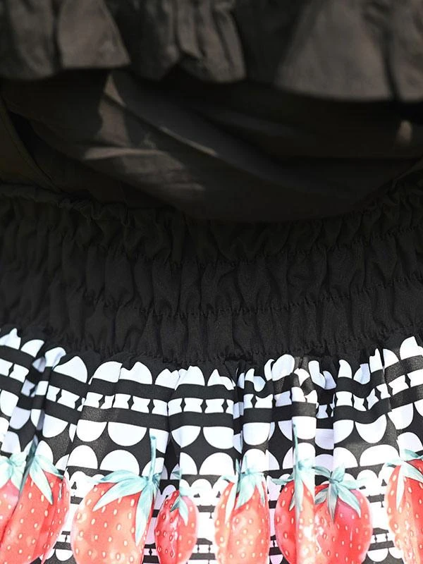 Sweet Lolita Overskirt Color Black Lace Tea Party Daily Casual Lolita Skirts - Image 7