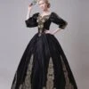 Prom Dress Polyester Half Sleeves Classical Lolita Dress Black