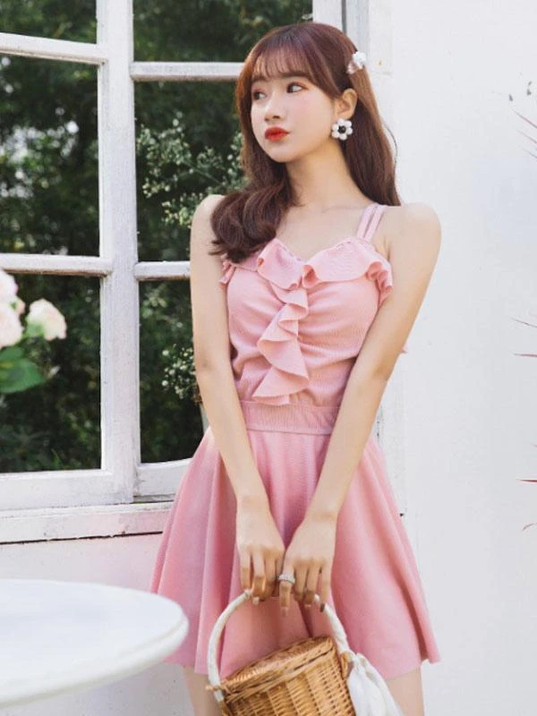 Sweet Swimsuits Ruffles Lolita Kawaii Bathing Suits For Women - Image 4