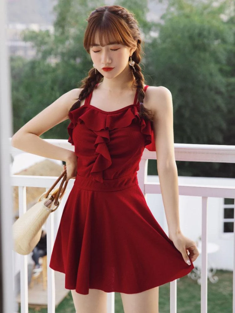 Sweet Swimsuits Ruffles Lolita Kawaii Bathing Suits For Women - Image 2