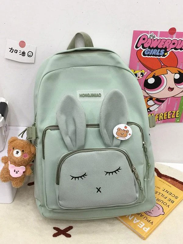 Backpacks Bunny Ears 5 Colors Daily Casual Cute Lolita Bag - Image 7