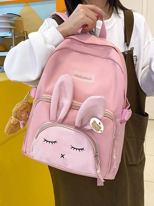 Backpacks Bunny Ears 5 Colors Daily Casual Cute Lolita Bag - Image 2