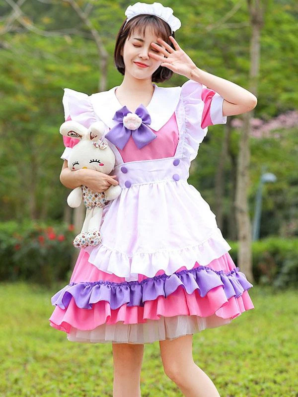Pink Lolita OP Dress Ruffles Lolita One Piece Dresses - Image 5