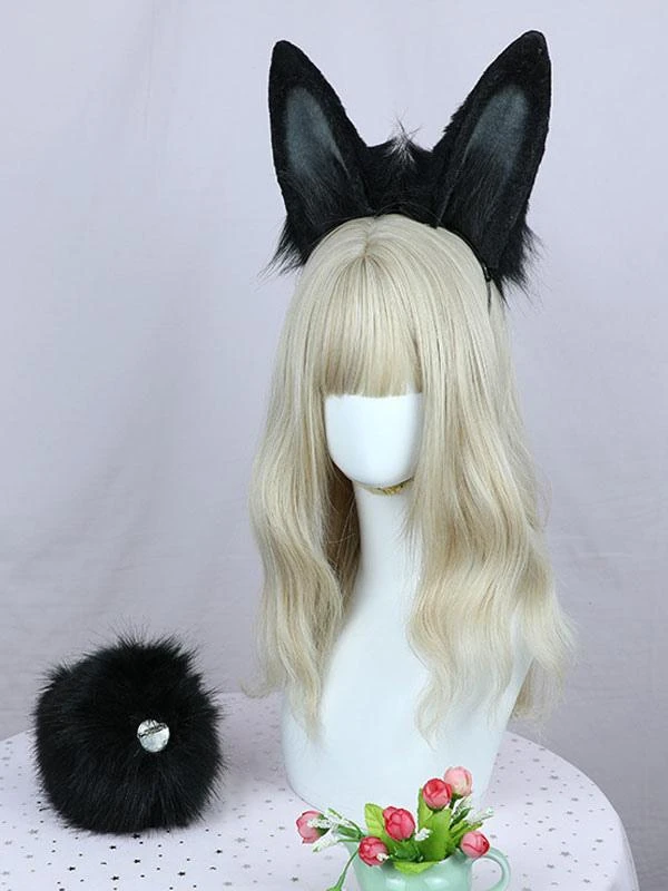 Sweet Lolita Accessories Beige Polyester Fiber Headwear Miscellaneous - Image 3