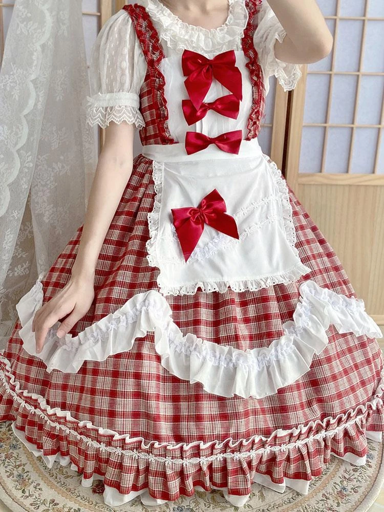 Sweet Lolita Dress Polyester Sleeveless Sweet Dress Lolita Dress - Image 5