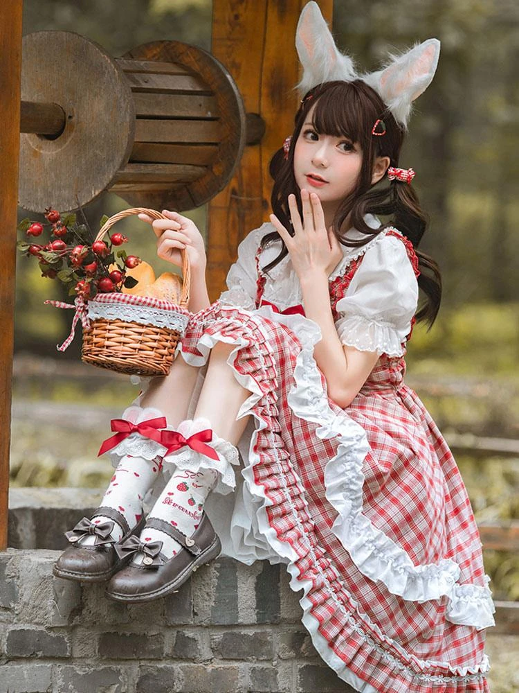 Sweet Lolita Dress Polyester Sleeveless Sweet Dress Lolita Dress - Image 3