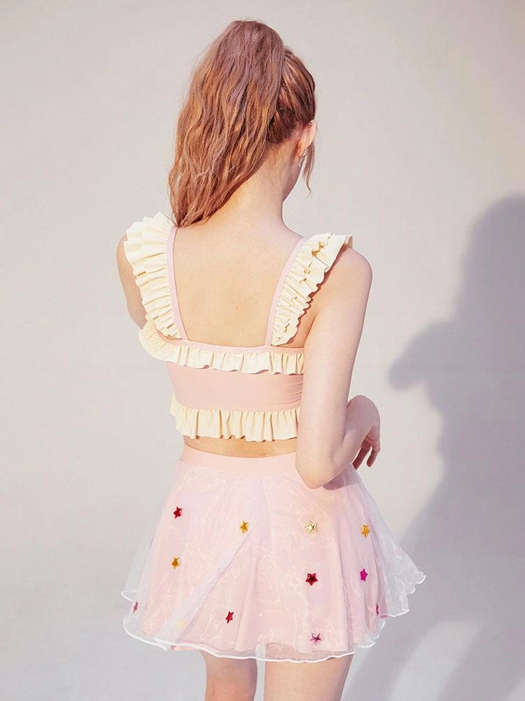 Sweet Lolita Outfits Pink Ruffles Bows Sleeveless Outfits - Image 5