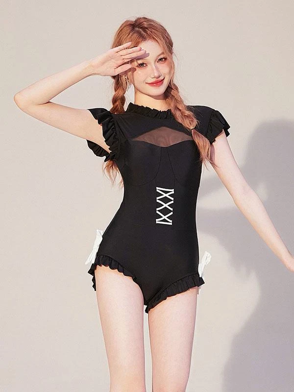 Sweet Lolita Outfits Black Ruffles Sleeveless Jumpsuit - Image 5