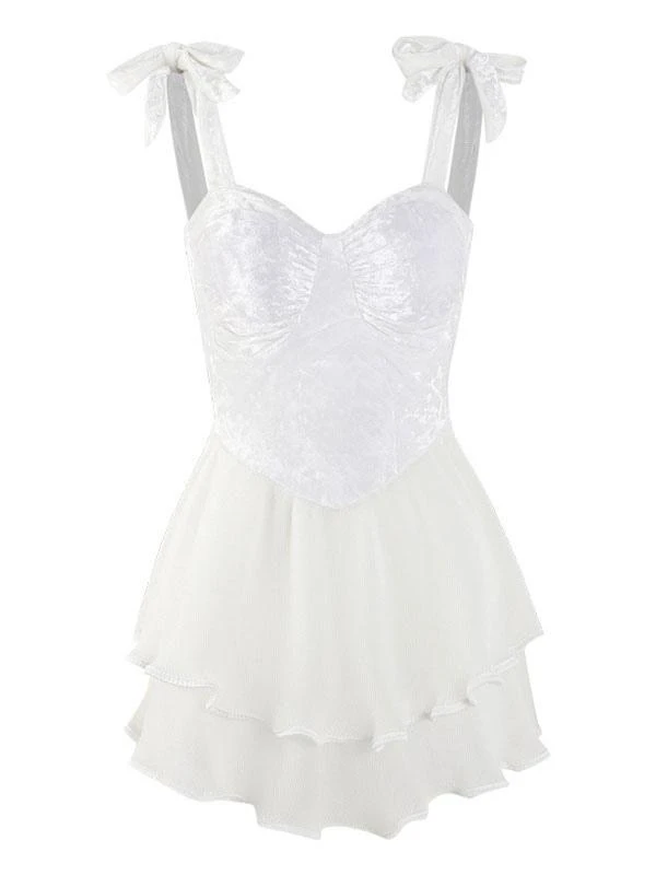 Sweet Lolita Outfits White Ruffles Sleeveless Jumpsuit - Image 7
