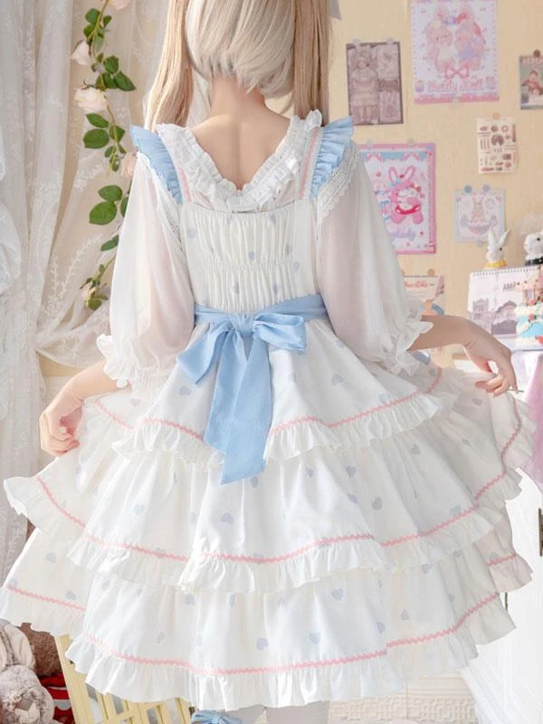 Sweet Lolita Dress Polyester Sleeveless Jumper Dress - Image 5