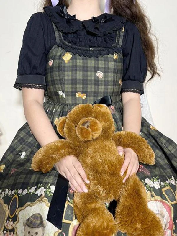 Sweet Lolita Blouses Lolita Top White Short Sleeves Ruffles Lolita Shirt - Image 4