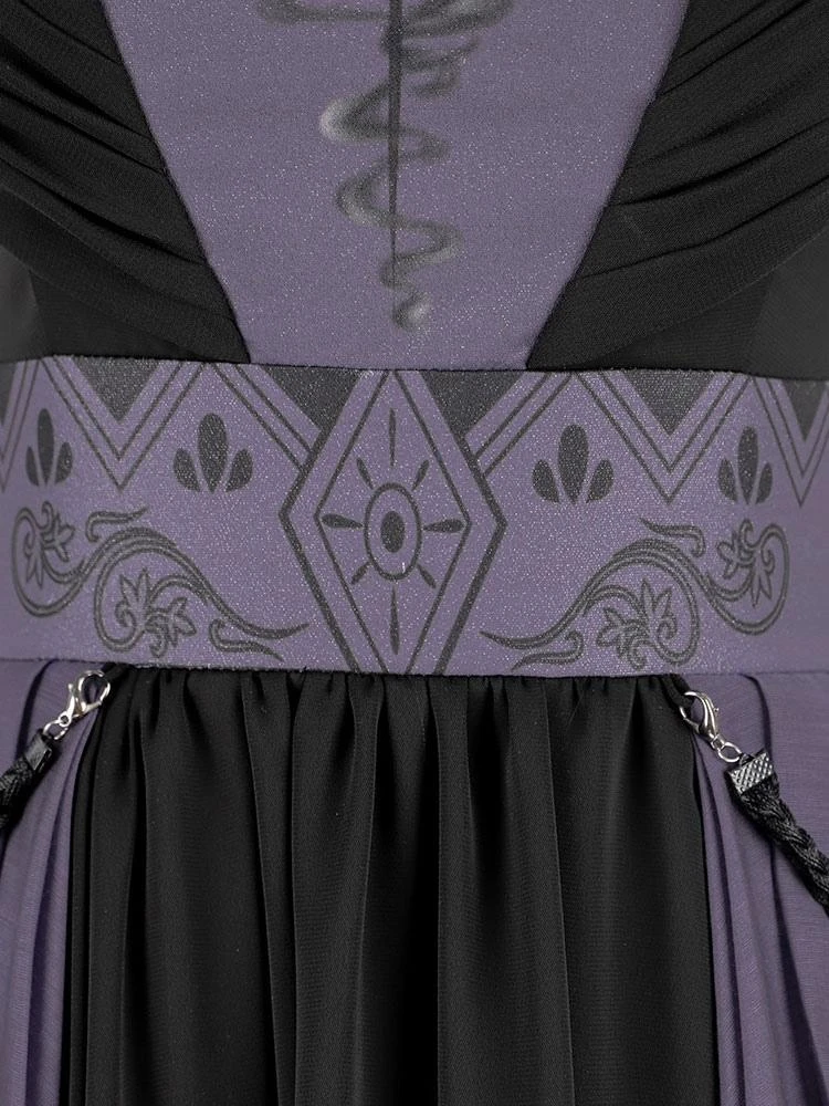 Chinese Style Lolita Dress Chains Sleeveless Polyester Chinese Style Two-Tone Black Chinese Style Lolita - Image 10