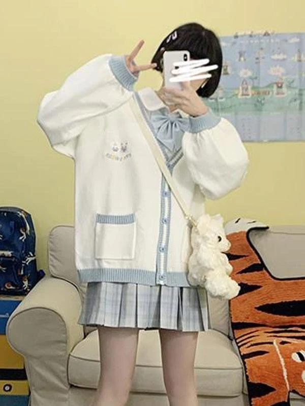 Sweet Lolita Coats Ecru White Coat Overcoat Polyester Lolita Outwears - Image 3