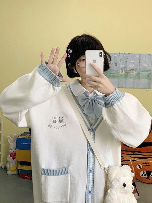 Sweet Lolita Coats Ecru White Coat Overcoat Polyester Lolita Outwears - Image 2