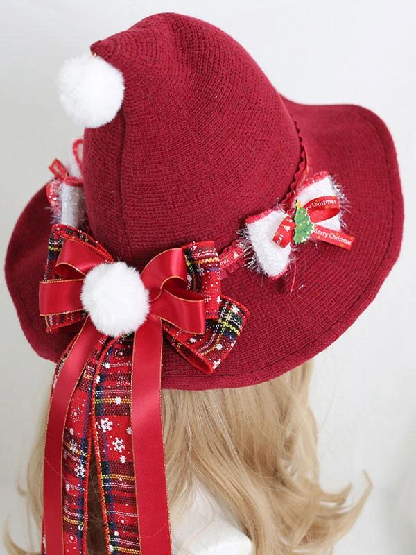 ROCOCO Style Lolita Hat Pom Poms Accessory Bow Polyester Green Lolita Accessories - Image 5