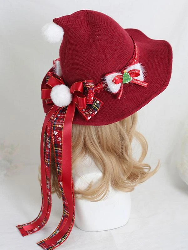 ROCOCO Style Lolita Hat Pom Poms Accessory Bow Polyester Green Lolita Accessories - Image 4