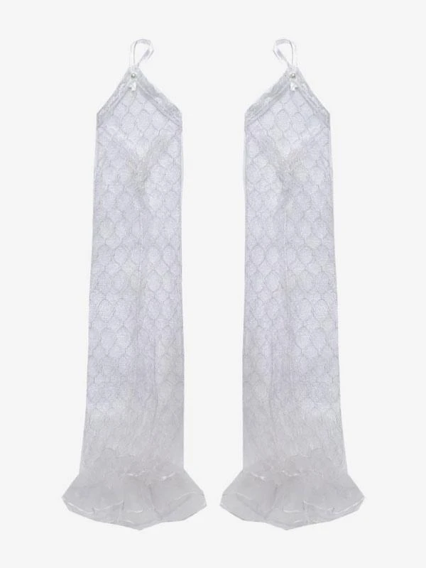 Sweet Lolita Accessories White Ruffles Oversleeves Polyester Miscellaneous - Image 5