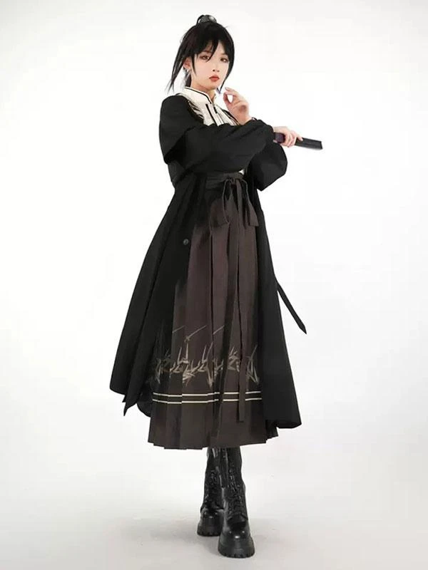 Sweet Lolita Outfits Taupe Long Skirt - Image 3