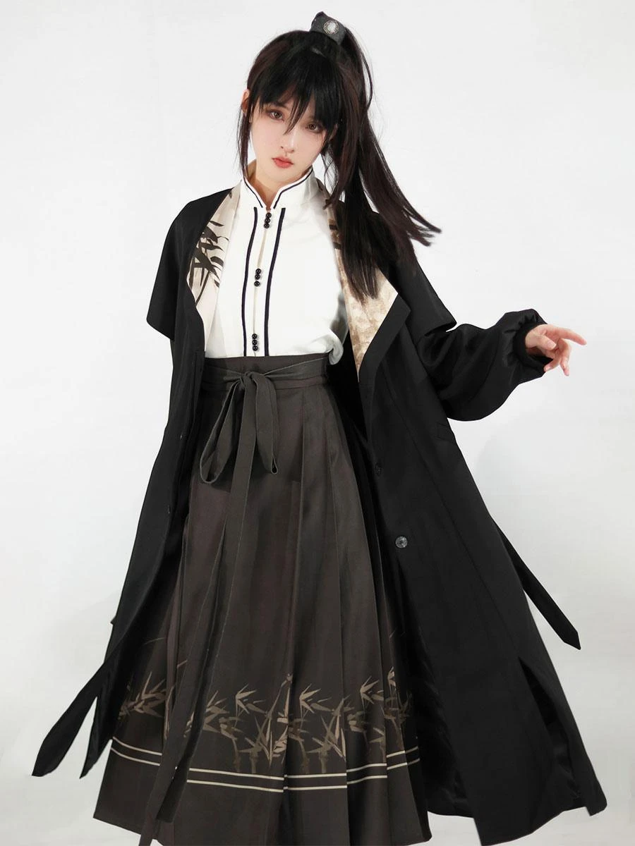 Sweet Lolita Outfits Taupe Long Skirt - Image 2