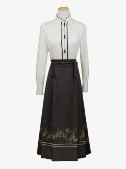 Academic Lolita Outfits White Long Sleeves