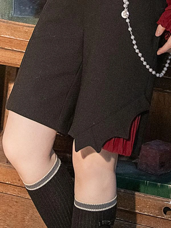 Gothic Lolita Bloomers Straight Red Lolita Shorts - Image 3