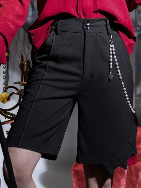 Gothic Lolita Bloomers Straight Red Lolita Shorts - Image 2