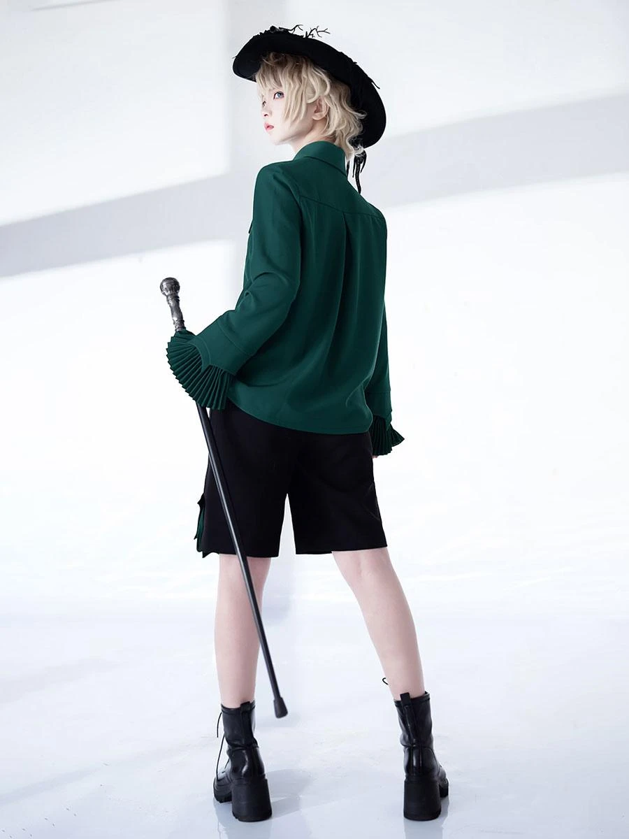 Gothic Lolita Bloomers Straight Red Lolita Shorts - Image 10