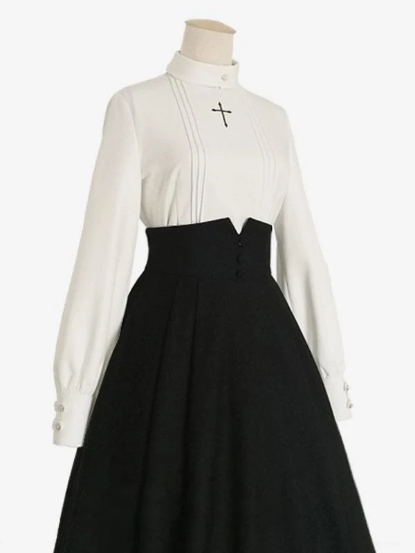 Gothic Lolita SK Black Lolita Skirts - Image 4