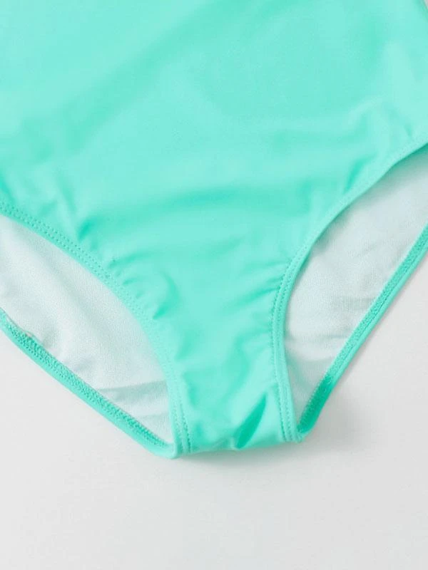 Academic Lolita Swimsuits Mint Green Bows Sleeveless One Piece - Image 9