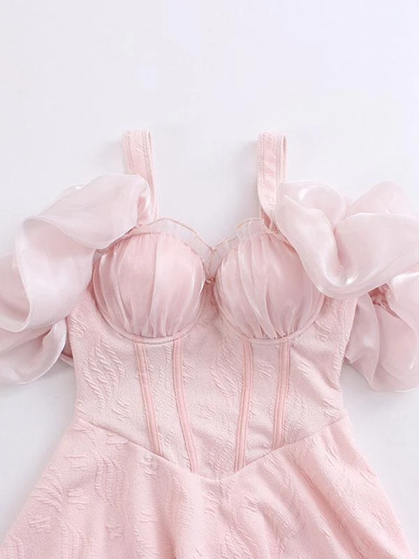Sweet Lolita Outfits Pink Sleeveless Jumpsuit - Image 7