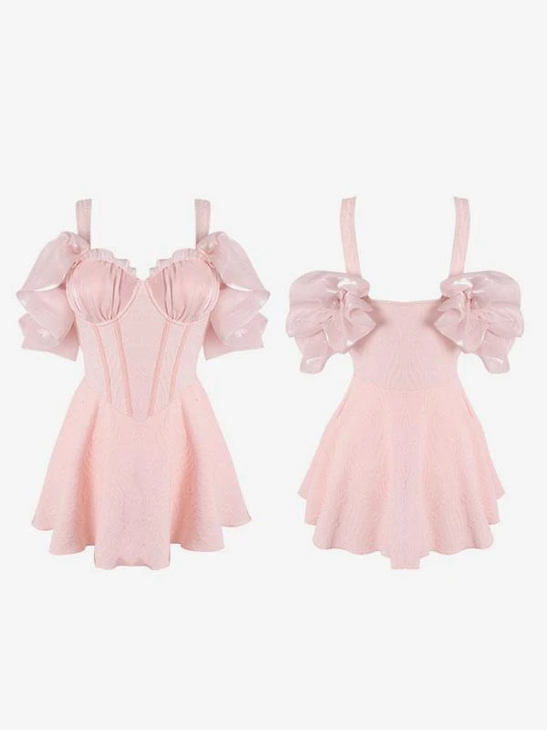 Sweet Lolita Outfits Pink Sleeveless Jumpsuit - Image 6