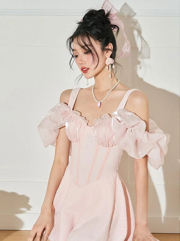 Sweet Lolita Outfits Pink Sleeveless Jumpsuit - Image 4