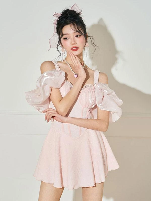 Sweet Lolita Outfits Pink Sleeveless Jumpsuit - Image 3