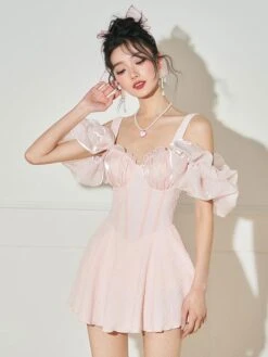Sweet Lolita Outfits Pink Sleeveless Jumpsuit
