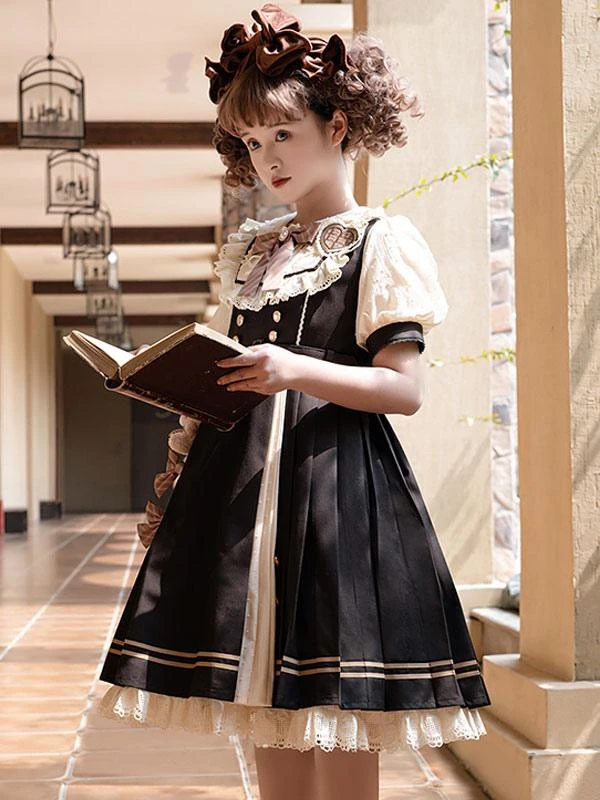 Sweet Lolita Dress Polyester Short Sleeves Dress Lolita Dress - Image 8