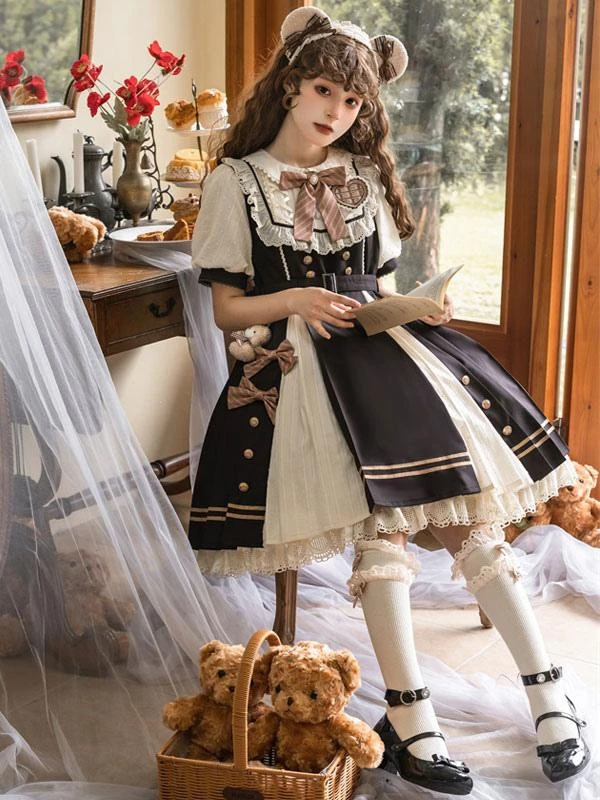 Sweet Lolita Dress Polyester Short Sleeves Dress Lolita Dress - Image 7