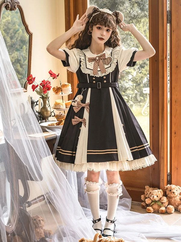 Sweet Lolita Dress Polyester Short Sleeves Dress Lolita Dress - Image 6