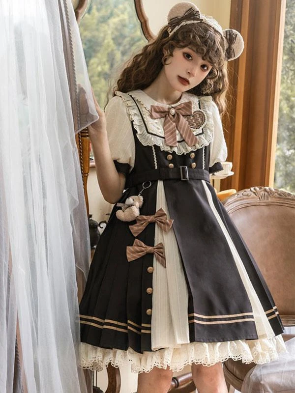 Sweet Lolita Dress Polyester Short Sleeves Dress Lolita Dress - Image 4