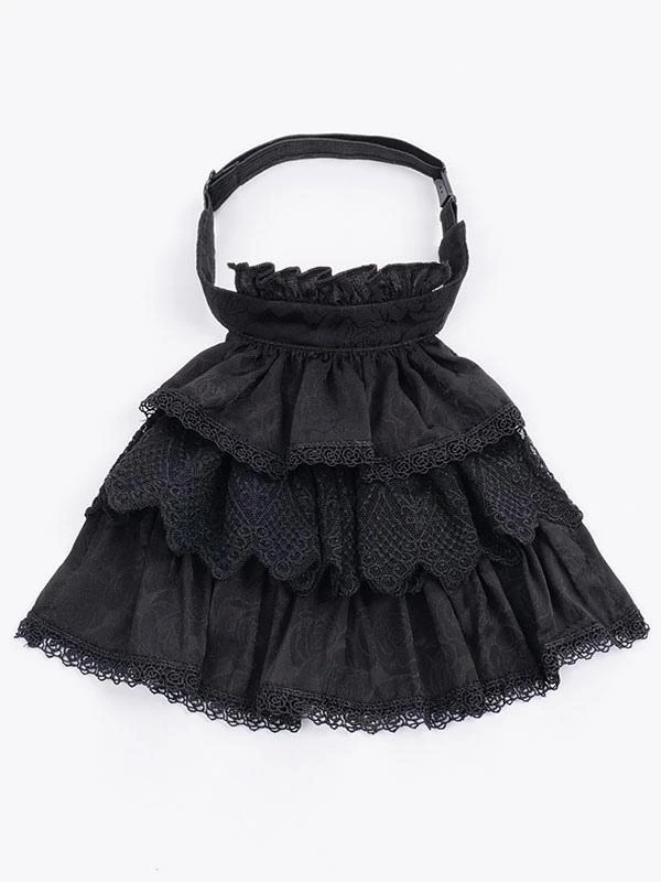 Gothic Lolita Dresses Lace Ruffles Dark Green - Image 10