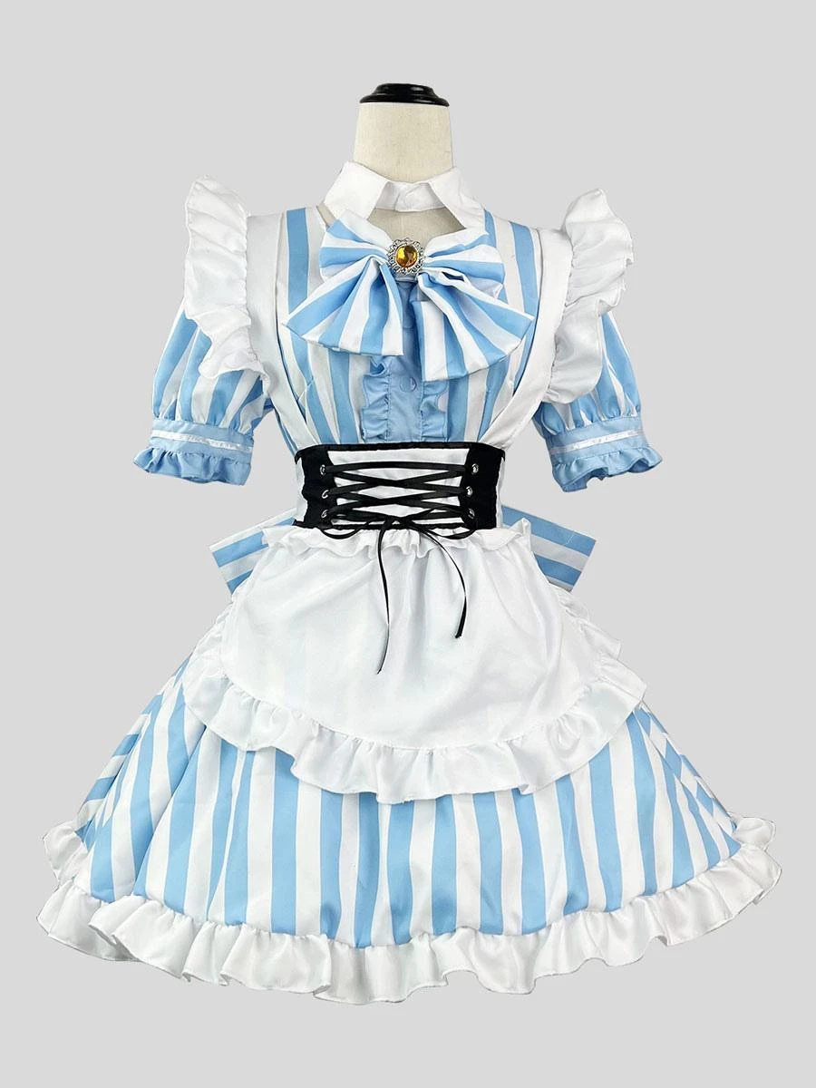 Sweet Maid Lolita Dress Polyester Short Sleeves Straps Lolita Dress - Image 2