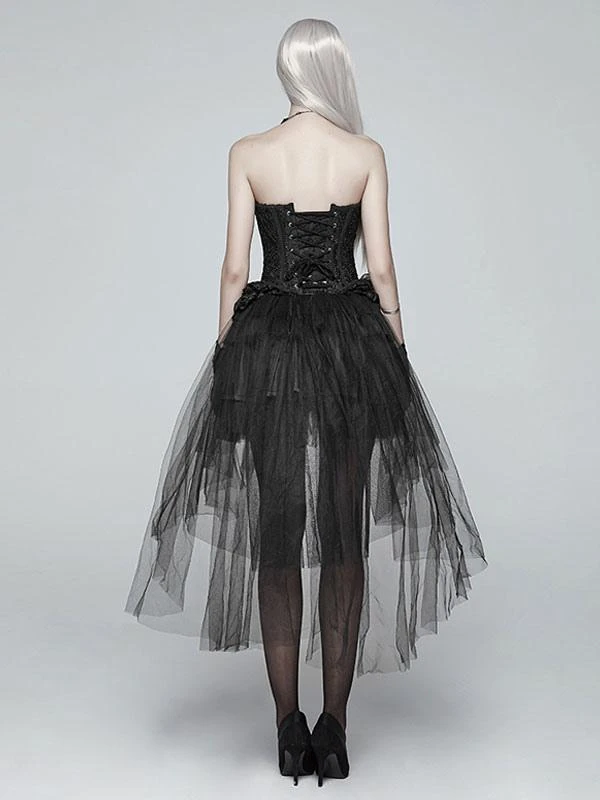 Steampunk Lolita Skirt Tiered Black Lolita Skirts - Image 7