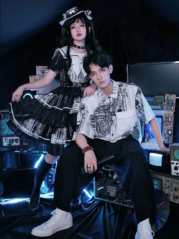 Gothic Lolita Dresses Bows Black Black - Image 4